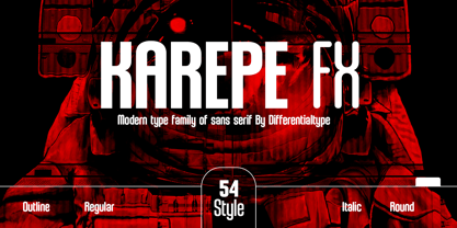 Karepe FX Font Poster 1