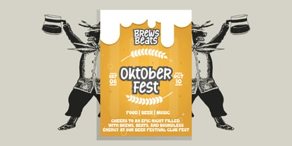 Beery Wisky Font Poster 2