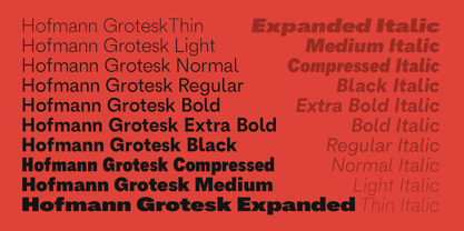 Hofmann Grotesk Font Poster 3