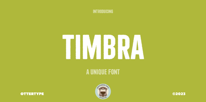 Timbra Font Poster 1
