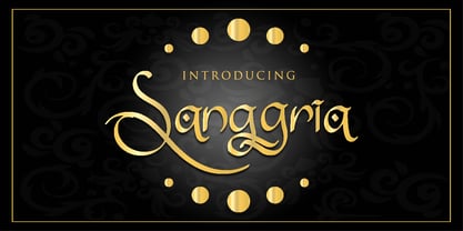 Sanggria Font Poster 1