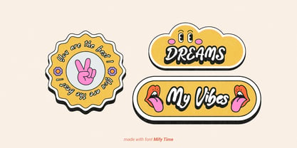 Mify Time Font Poster 5