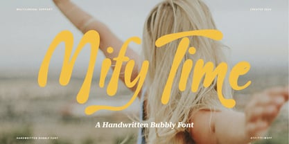 Mify Time Font Poster 1