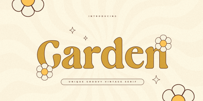 Garden Style Font Poster 1