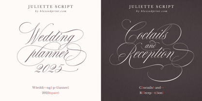 Juliette Wedding Font Poster 11