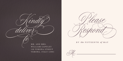 Juliette Wedding Font Poster 7