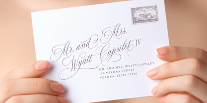 Juliette Wedding Font Poster 5