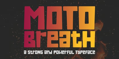 Motobreath Font Poster 1