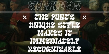 Workman Font Poster 6