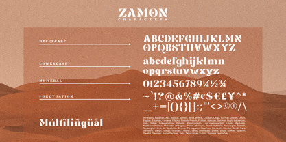 Zamon Font Poster 11