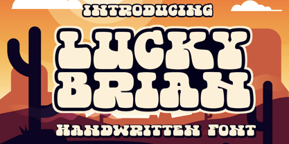Lucky Brian Font Poster 1
