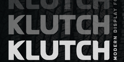 Klutch Font Poster 1