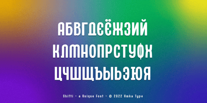 Shifti Font Poster 5