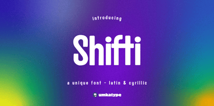 Shifti Font Poster 7