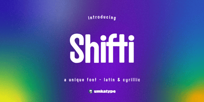 Shifti Font Poster 7