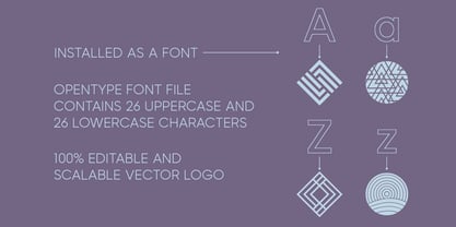 Flogotop Logomark Font Poster 4