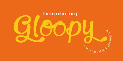 Gloopy Font Poster 1