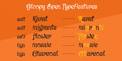 Gloopy Font Poster 6