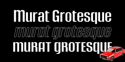 Murat Grotesque Police Affiche 2