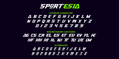 Sportesia Font Poster 3