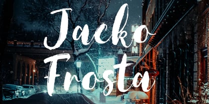 Jacko Frosta Font Poster 1