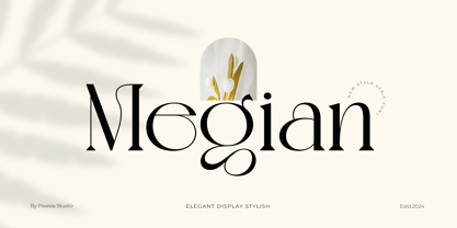 Megian Font Poster 1