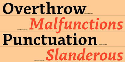 Grimmig Variable Font Poster 3