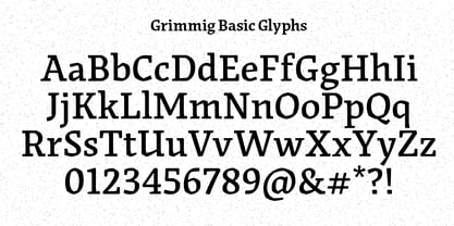 Grimmig Variable Font Poster 4