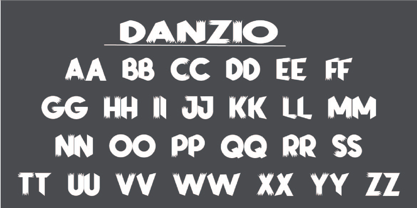 Danzio Font Poster 4
