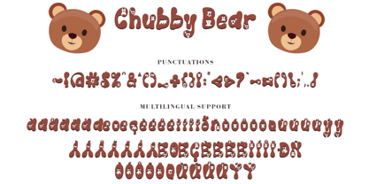 Chubby Bear Font Poster 7