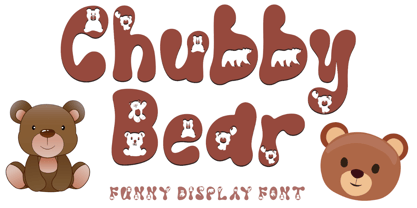 Chubby Bear Font Poster 1