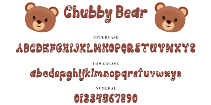 Chubby Bear Font Poster 6