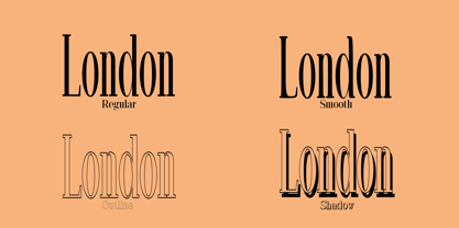 Hello good old style Font Poster 3
