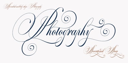 Classical Calligraphy Font Poster 3