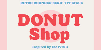 Donut Shop Font Poster 1