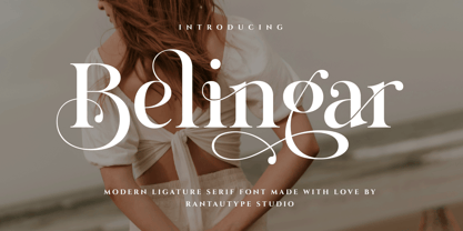 Belingar Font Poster 1