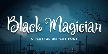 Black Magician Font Poster 1