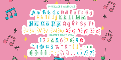 Music Note Font Poster 11
