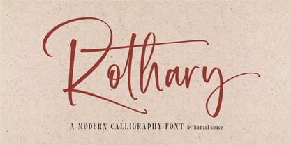 Rothary Font Poster 1