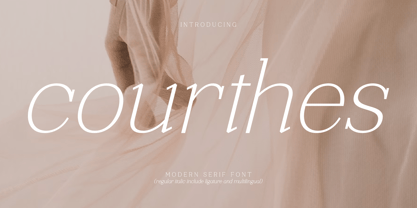 Courthes Font Poster 1