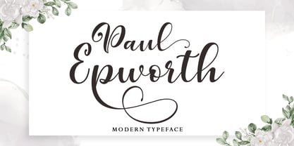 Paul Epworth Font Poster 1