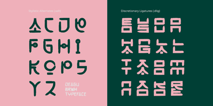 Deagu Brush Font Poster 10