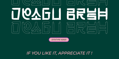 Deagu Brush Font Poster 11