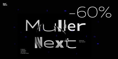 Muller Next Font Poster 1