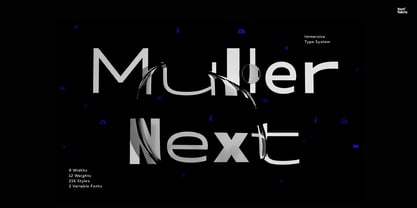 Muller Next Font Poster 2