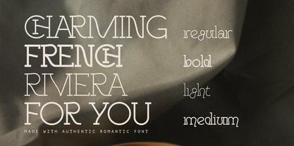 Authentic Romantic Font Poster 8