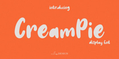 Cream Pie Font Poster 1