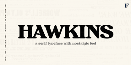 Hawkins Font Poster 13