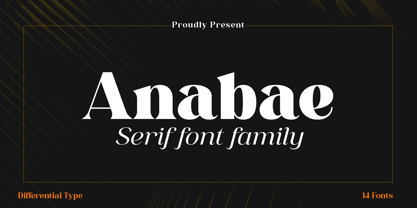 Anabae Font Poster 1