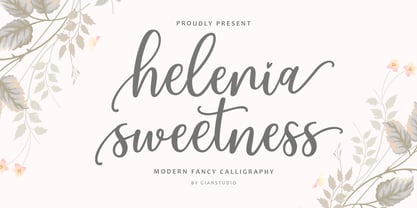 Helenia Sweetness Fuente Póster 1